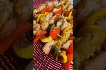 Dinner Ideas #Shrimp #kabobs #shorts #dinnerideas #ashwednesday2024 #lent #ideas #diade #comida