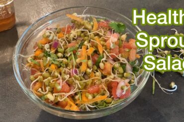 Mung Sprout Salad | Sprout Salad | Healthy weight loss Salad