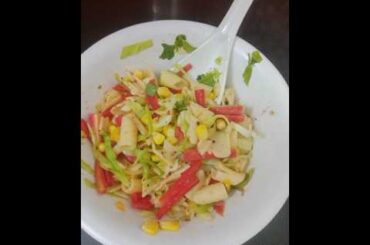 1 tsp paani se bnaye weightloss salad#zero oil salad#healthy #shortsvideo
