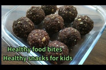 Ragi - Healthy food bites / Kids Healthy tiffin morning breakfast/ Snacks recipe