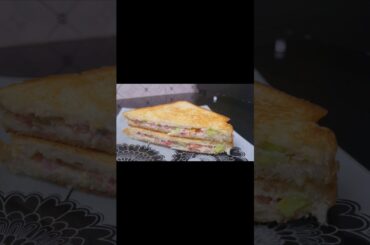 Simple & Healthy Dahi/Curd Sandwich | Veg Dahi Sandwich | Sandwich recipe #shorts #sandwich