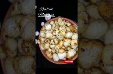 Healthy Snack Recipe | Roasted Makhana |Lotus Seeds Fox Nuts #shorts