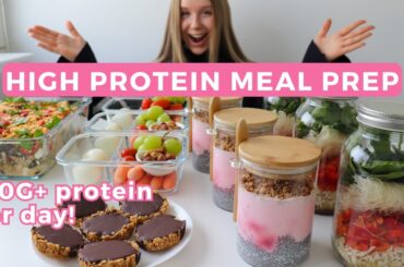 Easy, Healthy & High protein Meal Prep | 100G protein per day!