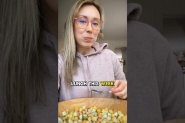 5 Minute Healthy Lunch Idea! #lunchideas #mediterraneandiet #recipe in description