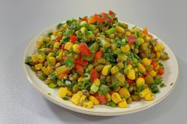 Incredibly delicious salad in 5 minutes! Without meat! Healthy and filling!