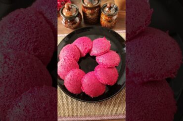 Beetroot Idli Recipe / Healthy Breakfast Recipes / Quick & Healthy Breakfast beetroot idly  #shorts