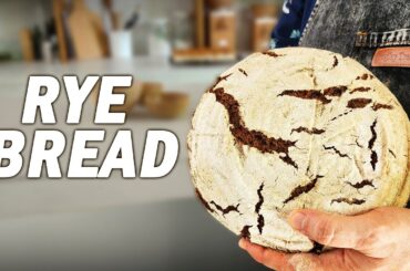 The easiest homemade Rye Bread! The only recipe you'll ever need