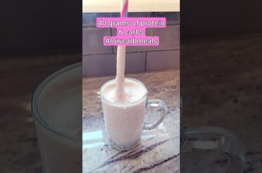 NO banana Protein shake! #highprotein #lowcarbshake