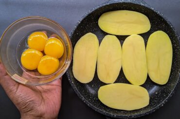 Just Add Eggs With Potatoes Its So Delicious/ Simple Breakfast Recipe/ Healthy Cheap & Tasty Snacks