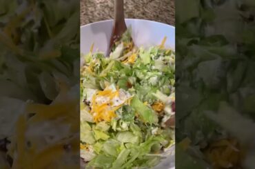 Seven Layer Salad #healthyrecipes #saladrecipe #ketorecipes