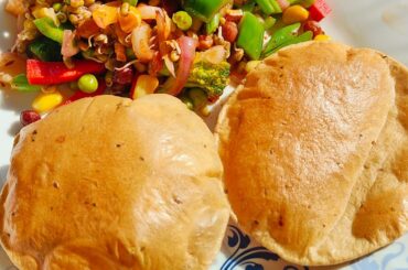 Air Fryer Poori Recipe |  Zero Oil Poori Recipe |  How To Make 100% Oil Free Poori | Diet Poori