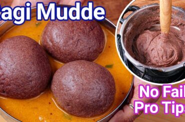 Ragi Mudde - Healthy Weight Loss - Finger Millet Balls Recipe | Ragi Balls with Pro Tips