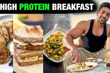 5 Best High Protein Breakfast Recipes For Muscle Gain & Fat Loss | Quick & Healthy