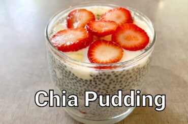 Chia pudding for weight loss//Overnight Chia Pudding//Chia seeds pudding recipe//Weight loss