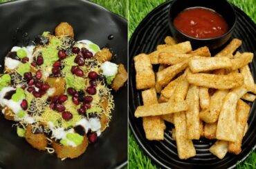 2 Healthy Recipes  |Shakarkandi chaat - Sweet potato chaat | sweet potato fries healthy