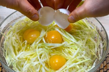 Hast du Eier und Kohl? Dieses Rezept hilft mir, Bauchfett zu verbrennen! gesundes Essen.