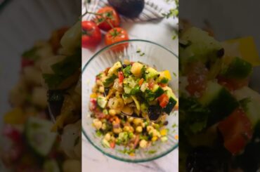 Chickpea salad #shorts #healthy #salad