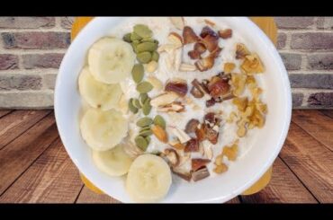 Healthy Oats Recipe For Weight Loss // quick and easy breakfast recipe // High protein Oats Recipe