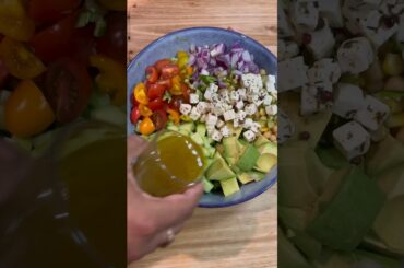 EASY Chickpea Salad #food #recipe #healthy #foodie #trending #shorts #asmrfood #tasty #yummy