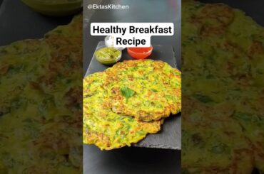 High Protein Moong Dal Chilla: Quick & Nutritious #vegan Pancakes #shorts
