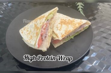 High Protein Paneer Wrap / Healthy Lunch Box Recipe