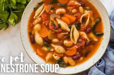 Easy Minestrone Soup | The Recipe Rebel