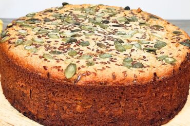 Oatmeal, pumpkin, apples! Healthy cake to lose weight! No flour! Low calorie!