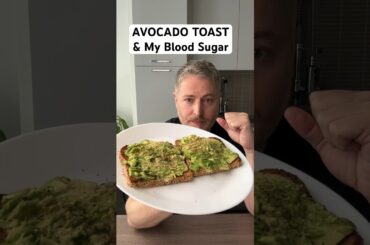 Avocado on toast and my blood sugar.  #bloodsugar #glucoselevels #insulinresistant1 #avocadotoast