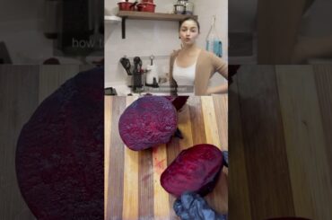 Alia Bhatt Shares Her Go-To Beetroot Salad Recipe|#shorts