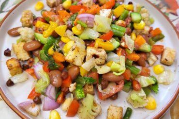 Protein Salad /Healthy Salad Recipe From Elahi Hneshel . . . . . #salad #healthy #saladrecipe