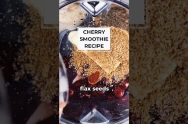 Cherry Smoothie Recipe |HEALTHY SMOOTHIE FOR KIDS#viral #shortsvideo #smoothie #bestsmoothie