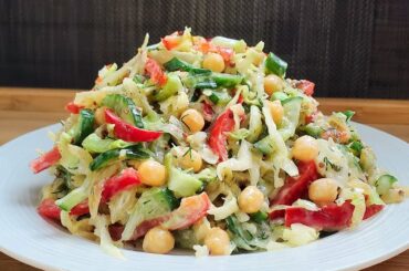 Eat cucumber salad for dinner every day and you'll lose belly fat! cabbage recipes @dtrin #cooking