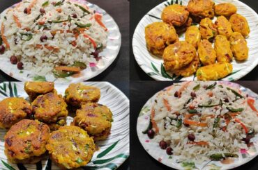 Two easy healthy meal & snacks recipe | healthy lunch box| healthy tiffin recipe in bengali video|