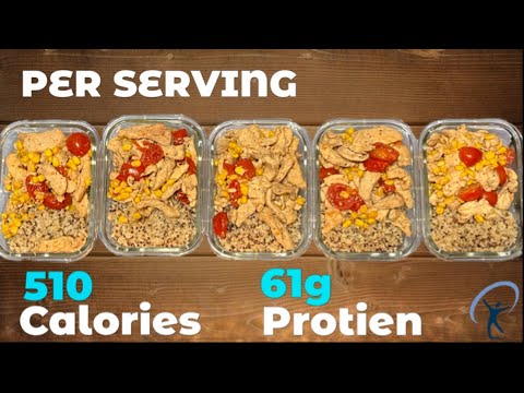 Delicious Low Calorie, High Protein Meal Prep | Chicken & Rice Bowl Delicious Low Calorie, High Protein Meal Prep | Chicken & Rice Bowl