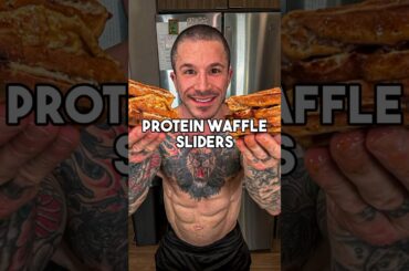 PROTEIN WAFFLE SLIDERS #food #recipe #healthy #healthyfood #fitness #breakfast #yummy #delicious