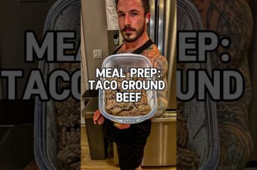Meal Prep: Taco Ground Beef #healthy #food #healthyfood #recipe #foodie