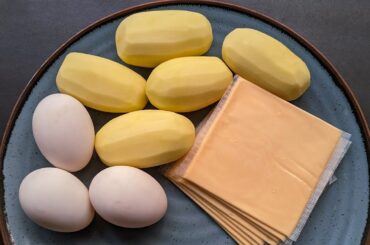 Just Add Eggs With Potatoes Its So Delicious/ Simple Breakfast Recipe/ Healthy Cheap & Tasty Snacks