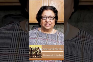 Healthy Snack: Manjula's Dates and Nuts Bar Recipe #bar #chocolate #food #recipe #homemade