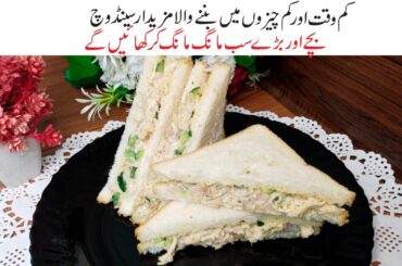 Sandwich Recipe For Kids & For Weight Loss | Chicken Sandwich Recipe