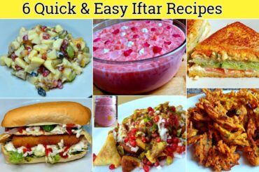 6 Quick & Easy  Ramadan Recipes 2024 | Iftar Special Recipes | Snacks Recipes |Snack | Drinks