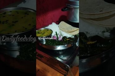 #shorts | Healthy Lunch Thali Recipe | Veg Thali Recipe | Baigan Fry | Bathua ka Saag | #lunchthali