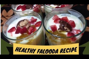 falooda fruit custard/Ramzan special recipe/healthy falooda recipe/falooda fruit custard/faluda