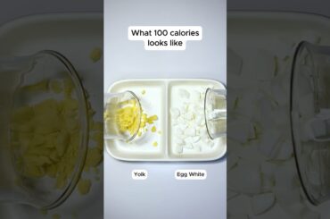 What 100 Calories Really Looks Like?! #calories #caloriedeficit #diet #caloriecounting #weightloss