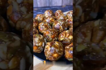 Tasty and Healthy Dry Fruit Laddu #furits #dryfruits  #almond #healthyrecipes #shorts #shortvideos