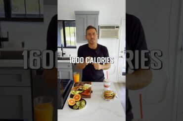 1600 calories from healthy vs processed foods