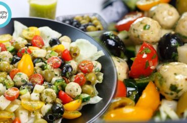 Chicken Kafta Salad with GM Salad Dressing - Ramadan Special Recipe By Healthy Food Fusion