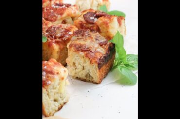 No Knead Pizza Focaccia  I  Easy, Healthy Recipes