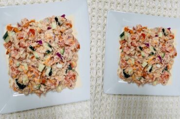 Ensalada saludable- healthy salad recipe -ensalada para bajar de peso-weight loss salad recipe