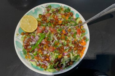 Chana Salad Recipe ||Black Chana Chaat||Salad recipe||healthy recipe
