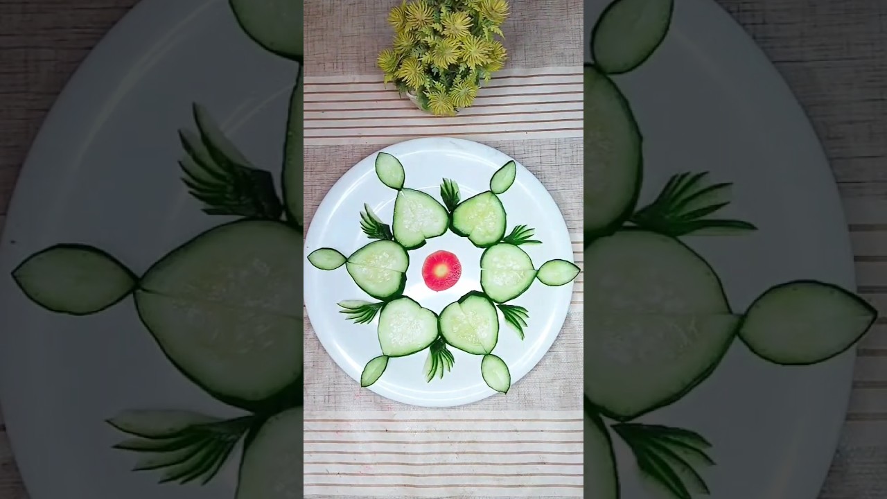 Beautiful Vegetables Cutting designs l Salad decorations ideas #art #cucumbercarving #cookwithsidra Beautiful Vegetables Cutting designs l Salad decorations ideas #art #cucumbercarving #cookwithsidra